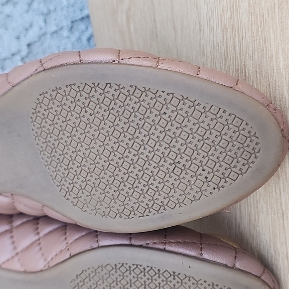 Tory Burch Tan Tory Benton 2 Quilted Ballet Flats in Nappa Leather Size 7.5 - Picture 9 of 13